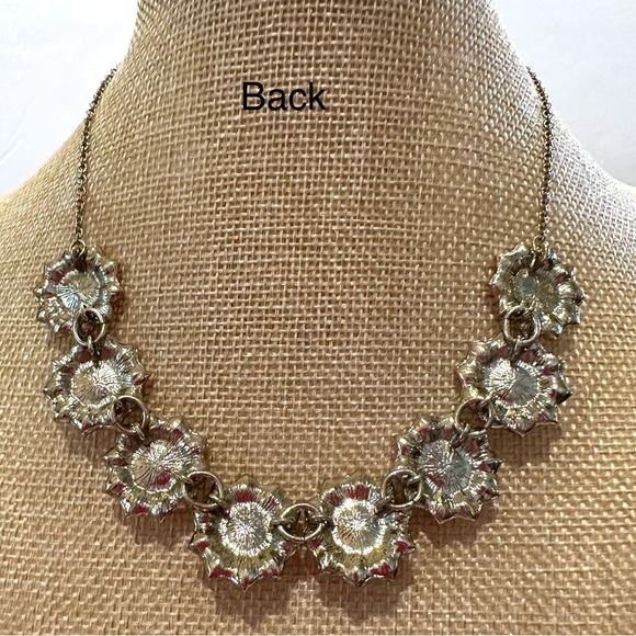 Premier Designs Statement Necklace jeweled w/ removable pendant ( pin/ brooch) - Picture 7 of 15